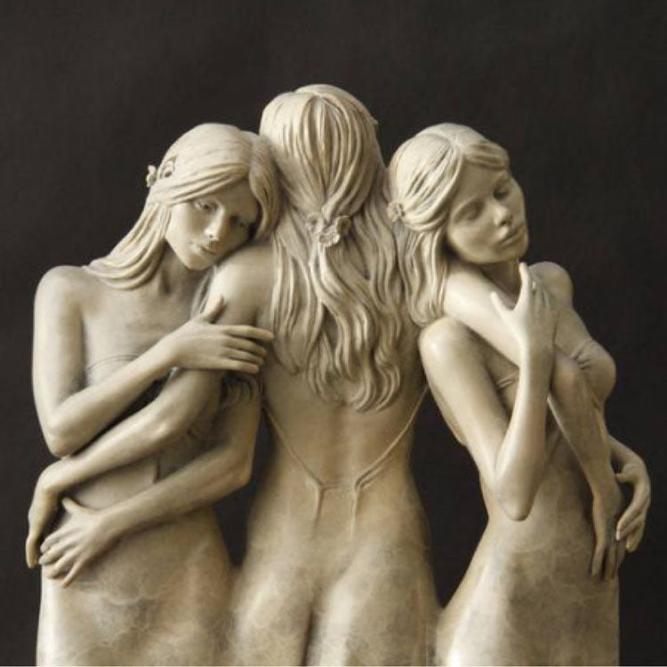 New Three Goddess Sculpture Statue