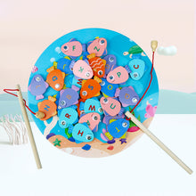 Load image into Gallery viewer, Wooden Magnetic Fishing Toys For Boys And Girls And Children
