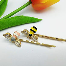 Load image into Gallery viewer, Cute Bee Rhinestone Hairgrip Girls Hair Accessories Hair Clip Lovely Hairpin Hair Ornaments Accessories women
