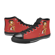 Load image into Gallery viewer, R&amp;RH Red Women&#39;s Classic High Top Canvas Shoes
