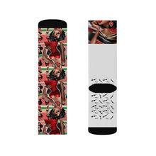 Load image into Gallery viewer, R_RH Caricature Sunglasses White Socks
