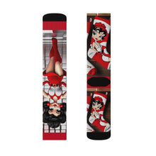 Load image into Gallery viewer, R&amp;RH Red Boots Caricatures Socks
