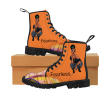 Load image into Gallery viewer, R_RH Fearless!  Women&#39;s Canvas Boots
