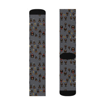 Load image into Gallery viewer, R_RH Grey Caricature Toon Men Sublimation Socks
