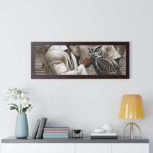 Load image into Gallery viewer, R_RH Owl &amp; Friend Framed Horizontal Poster
