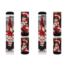 Load image into Gallery viewer, R_RH Women&#39;s Caricature White Socks
