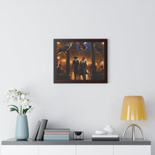 Load image into Gallery viewer, Club of Owls Framed Horizontal Poster
