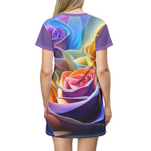 Load image into Gallery viewer, Roses T-Shirt Dress
