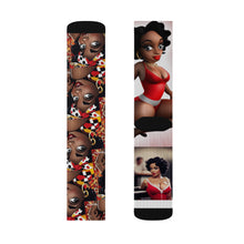 Load image into Gallery viewer, R_RH Red Caricature Sublimation Socks
