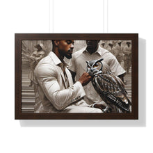 Load image into Gallery viewer, R_RH Owl &amp; Friend Framed Horizontal Poster
