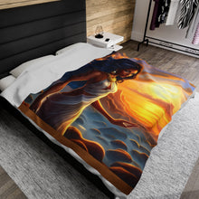 Load image into Gallery viewer, Goddess Velveteen Plush Blanket
