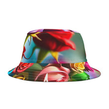 Load image into Gallery viewer, R_RH Vivid Roses Bucket Hat
