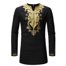Load image into Gallery viewer, Mens long sleeve african style shirt
