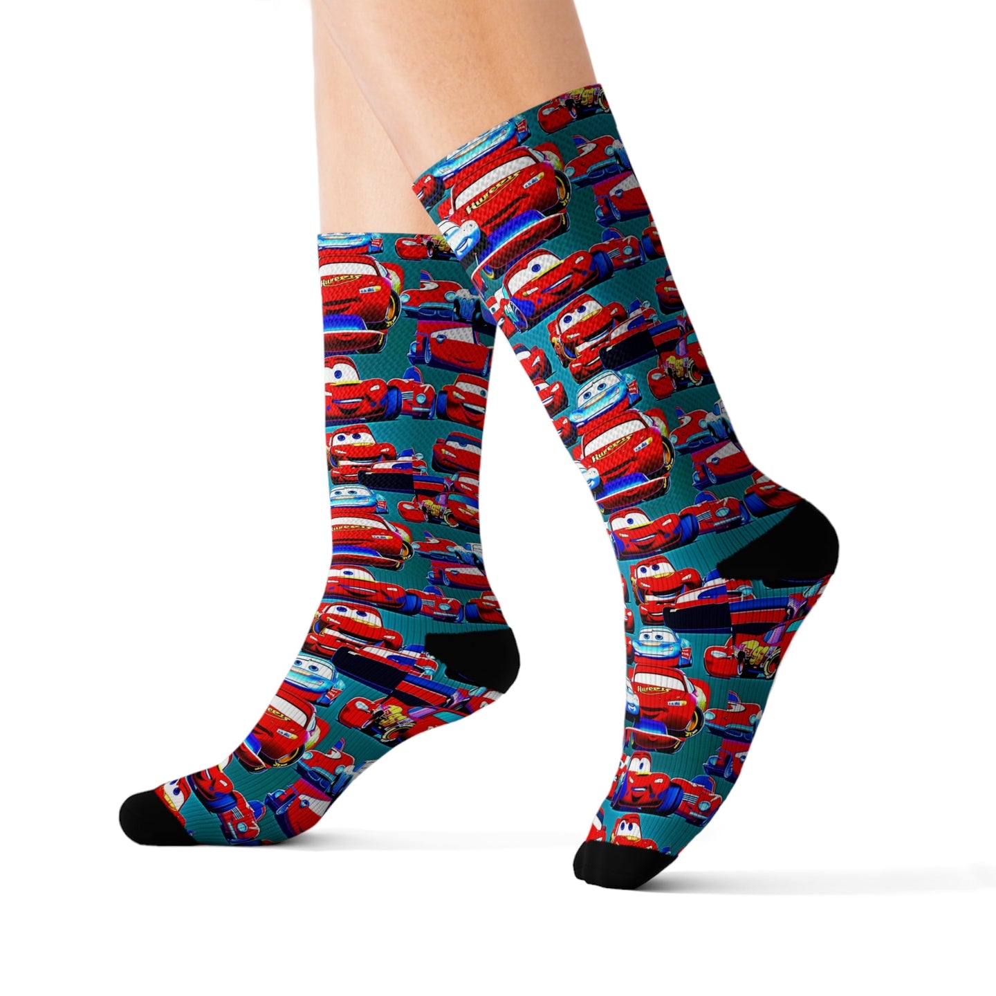 R&RH Cars Sublimation Socks