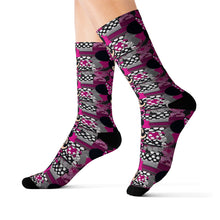 Load image into Gallery viewer, R_RH Caricature Pink Sublimation Socks
