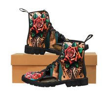 Load image into Gallery viewer, R_RH Tattoos Women&#39;s Canvas Canvas Boots
