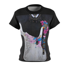 Load image into Gallery viewer, R_RH Black Guitar Womens T-shirt
