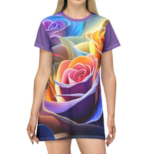 Load image into Gallery viewer, Roses T-Shirt Dress
