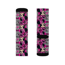 Load image into Gallery viewer, R_RH Caricature Pink Sublimation Socks
