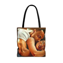 Load image into Gallery viewer, Sleeping Man and Woman Tote Bag
