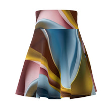 Load image into Gallery viewer, R_RH Abstract Women&#39;s Skater Skirt
