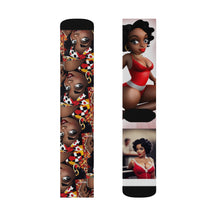 Load image into Gallery viewer, R_RH Red Caricature Sublimation Socks
