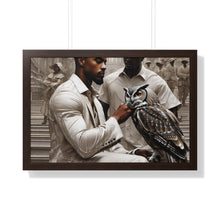 Load image into Gallery viewer, R_RH Owl &amp; Friend Framed Horizontal Poster
