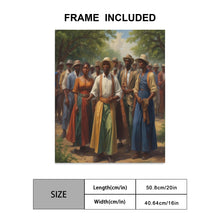 Load image into Gallery viewer, Rich and Rich Homeopportunities Frame Canvas Print 16&quot;x20&quot; &quot;The Gathering.&quot;
