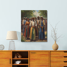 Load image into Gallery viewer, Rich and Rich Homeopportunities Frame Canvas Print 16&quot;x20&quot; &quot;The Gathering.&quot;
