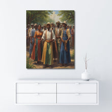 Load image into Gallery viewer, Rich and Rich Homeopportunities Frame Canvas Print 16&quot;x20&quot; &quot;The Gathering.&quot;
