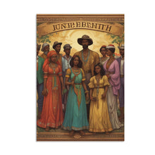 Load image into Gallery viewer, Rich and Rich Homeopportunities Juneteenth Frame Canvas Print 20&quot;x24&quot;
