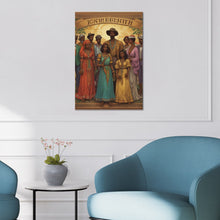 Load image into Gallery viewer, Rich and Rich Homeopportunities Juneteenth Frame Canvas Print 20&quot;x24&quot;
