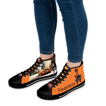 Load image into Gallery viewer, Fearless Women&#39;s Round Toe Wedge High Top Casual Trainers
