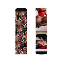 Load image into Gallery viewer, R_RH Red Caricature Sublimation Socks
