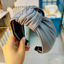 Load image into Gallery viewer, PU leather wide edge knotted hair accessories
