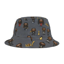 Load image into Gallery viewer, R_RH Caricature Toons Mens Grey Bucket Hat
