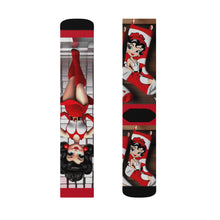 Load image into Gallery viewer, R&amp;RH Red Boots Caricatures Socks
