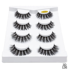 Load image into Gallery viewer, 5 Pairs 3D Mink Lashes Thickness False Eyelashes
