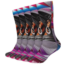 Load image into Gallery viewer, R_RH Divine Women Breathable Stockings (Pack of 5 - Same Pattern)
