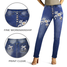 Load image into Gallery viewer, R&amp;RH Flower Women&#39;s Jeans
