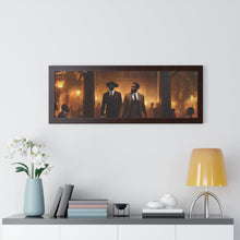 Load image into Gallery viewer, Club of Owls Framed Horizontal Poster
