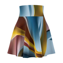 Load image into Gallery viewer, R_RH Abstract Women&#39;s Skater Skirt
