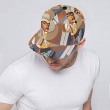 Load image into Gallery viewer, R&amp;RH Designer Womens Earthtone Hat All Over Print Snapback Hat
