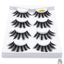 Load image into Gallery viewer, 5 Pairs 3D Mink Lashes Thickness False Eyelashes
