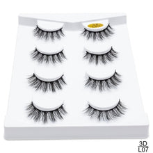 Load image into Gallery viewer, 5 Pairs 3D Mink Lashes Thickness False Eyelashes
