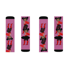 Load image into Gallery viewer, R_RH Pink Caricature Sublimation Socks
