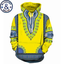 Load image into Gallery viewer, Unisex African Clothing Casual Hooded Sweatshirt
