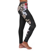 Load image into Gallery viewer, R_RH Women&#39;s Roses Spandex Leggings
