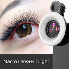 Load image into Gallery viewer, Mobile Phone Lens 15x Macro Lens Beauty Shooting Eyelashes
