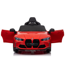 Load image into Gallery viewer, BMW M4 12v Kids ride on toy car 2.4G W/Parents Remote Control Three speed adjustable
